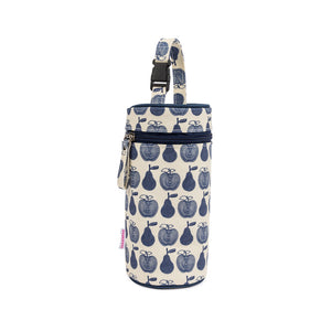 Pink Lining insulated baby bottle holder - apples and pears