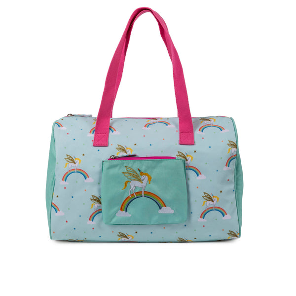 Pink Lining Child Overnight Bag Unicorn