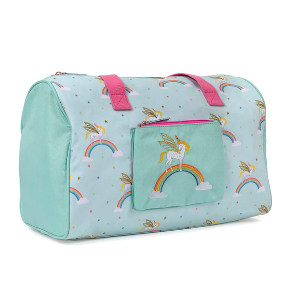 Pink Lining Child Overnight Bag Unicorn