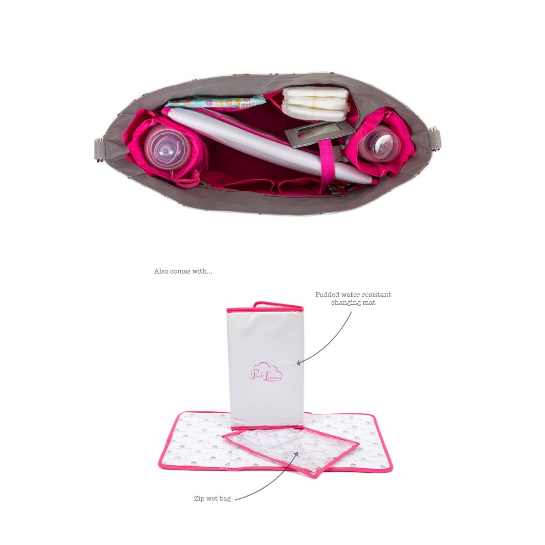 Pink Lining changing bag - review - Family Fever