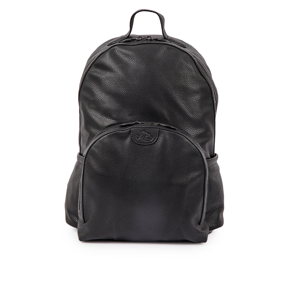 Claire's Club Faux Leather Black Mini Backpack | Black backpack, Mini  backpack, Black leather backpack