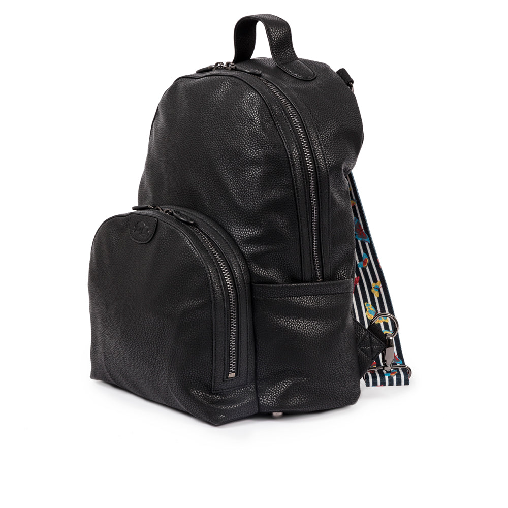 Buy Gear Unisex Black Faux Leather Solid Backpack - Backpacks for Unisex  7997281 | Myntra