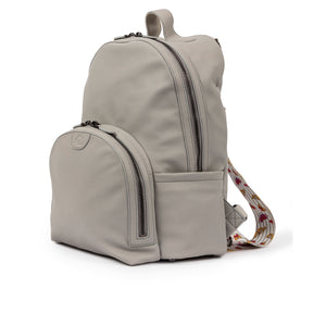 Shoreditch Vegan Leather Backpack - Grey