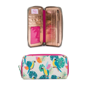TWICE AS NICE PARROT CREAM Bundle incl- Wash Bag, Bottle Holder and Wallet