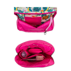 WONDER BAG - PARROT CREAM  Bundle  incl: Wash Bag, Bottle Holder, Wallet