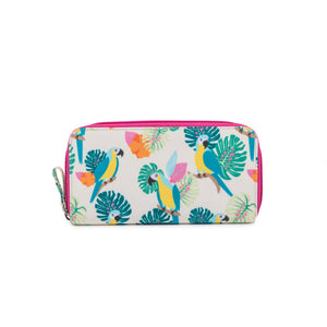 Pink Lining baby changing bag parrot wallet