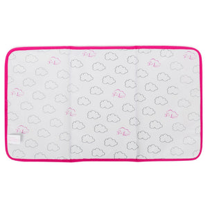 Pink Lining baby changing mat & wet pouch